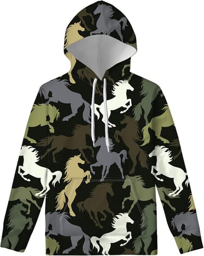 Dames Hoodie Trui met Kangoeroezak Lange Mouwen Stretch Sweater voor Dames
