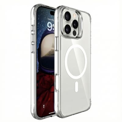 imoshion Hoesje - Geschikt voor iPhone 16 Pro - geschikt voor MagSafe case - Transparant