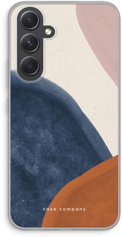 Case Company® - Hoesje geschikt voor Samsung Galaxy A54 hoesje - Geo #1 - Soft Cover Telefoonhoesje - Bescherming aan alle Kanten en Schermrand
