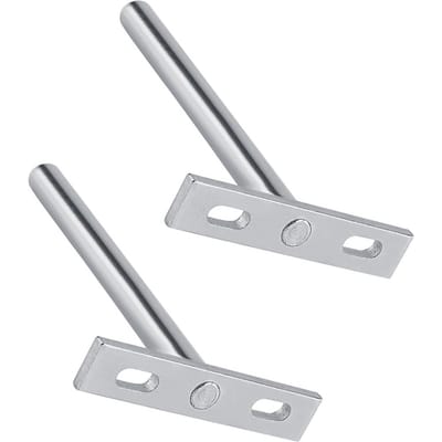Stevige Duurzame Wandmontage Verborgen Ronde Beugel voor Plank Huishoudelijk (5 inch) white