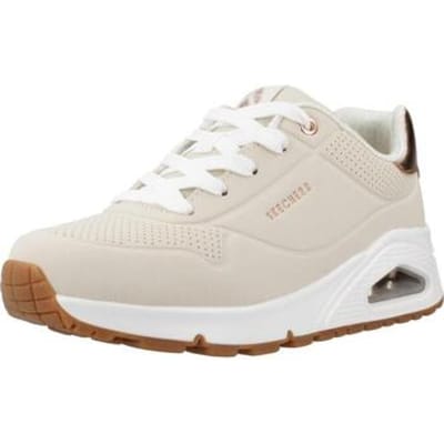 Skechers UNO GEN1 - SHIMMER AWAY Meisjes Sneakers - Naturel