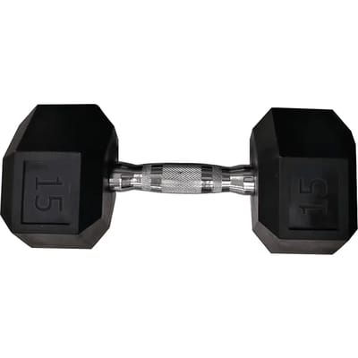 Zeshoekige halter Sporti 15 kg