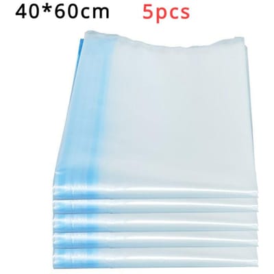 5 stuks Reizen Compressiezak Vacuümzakken voor het Opbergen van Kleding Geschikt voor Bagage en Essentiële Cruisekleding Vacuüm Opbergzak 40*60cm
