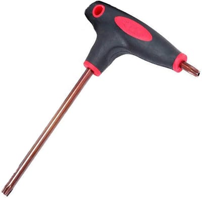 T20 T-greep schroevendraaier Torx ster sleutel hoeksleutels T type driver dopsleutel voor Torx schroeven/bouten/fittingen (Pack van 1)