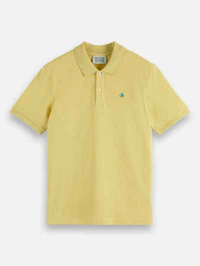 Scotch & Soda Seasonal Core Pique Chest Logo Polo