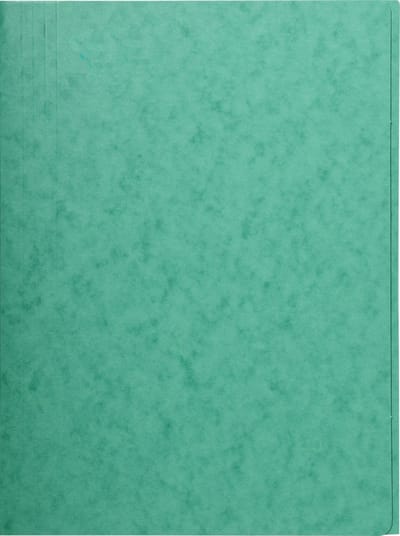 Exacompta 25x Map met 3 kleppen in glanskarton 400gm2 - A4 - Groen - 56415E