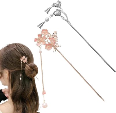 Elegante haarspelden voor bruid met bloemen en parels, perfecte haaraccessoires voor bruiloft en feest
