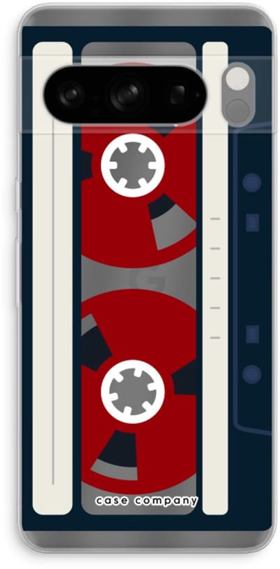 Case Company® - Hoesje geschikt voor Google Pixel 8 Pro hoesje - Here's your tape - Soft Cover Telefoonhoesje - Bescherming aan alle Kanten en Schermrand