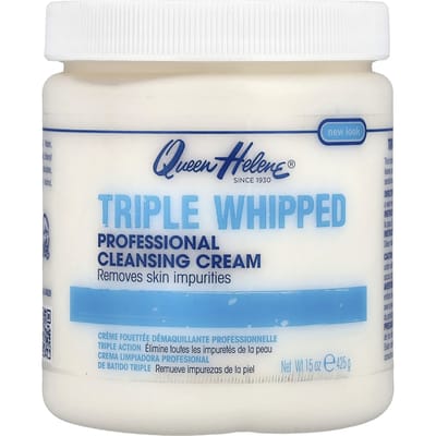 Queen Helene, Driemaal Geklopt, Professionele Reinigingscrème, 425g (15oz) white