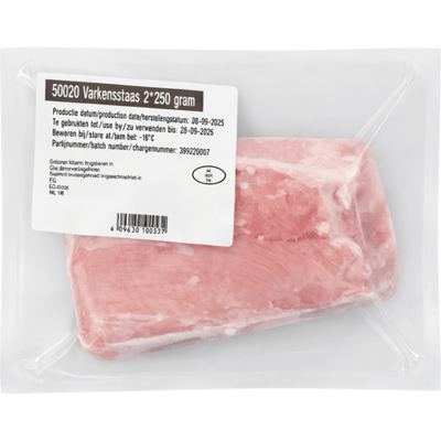 varkenshaas - 2 x 250 g