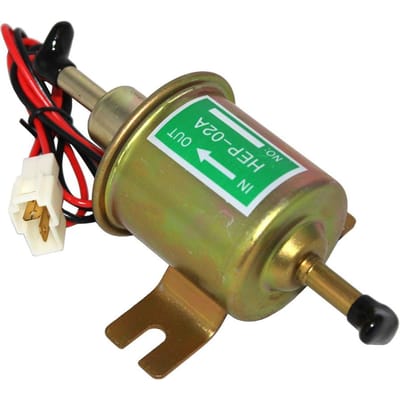 Pompe à essence électrique universelle 12 V robuste en métal pour moteur à essence ou diesel