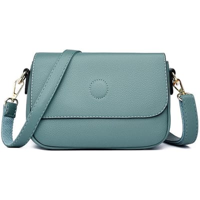 Modieuze Licht Luxe Zacht Leer Dames Tas Nieuwe Hoogwaardige Schoudertas Veelzijdige Crossbody Tas Temperament Moedertas gray