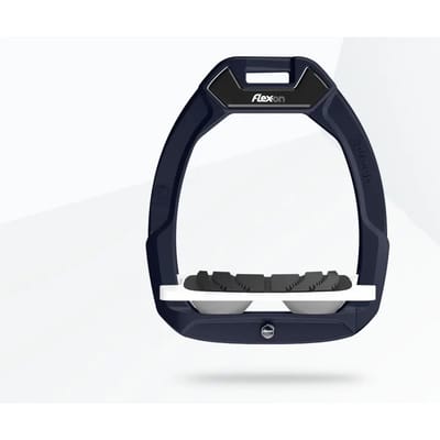 Inclinatie Grip Veiligheid Stirrup Blauw/Wit/Grijs Flex-On Safe-On