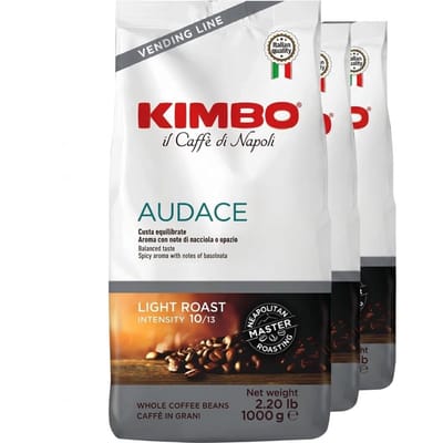 Kimbo il Caffe di Napoli Audace - Multipack - Koffiebonen - 3kg (3x1000g)