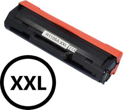 Huismerk geschikt voor HP 106A / W1106A Toner cartridge - Zwart XXL - Geschikt voor Laser 107A - 107W - MFP 135A - 135W - 137FNW