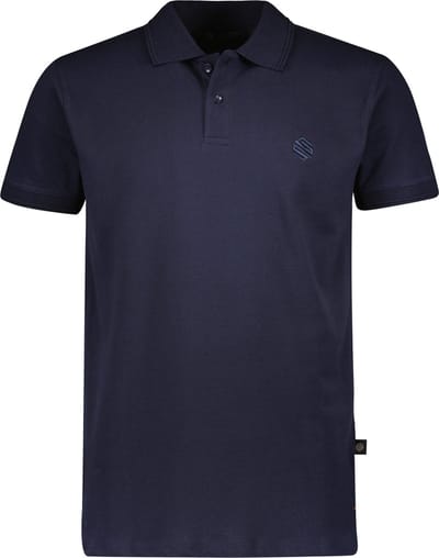 Gino Santi Heren Polo Shirt Smart Cotton Navy | Maat M