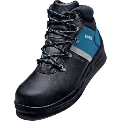 uvex 3 asphaltpro 6559241 Hoge veiligheidsschoenen S3 Schoenmaat (EU): 41 Zwart, Blauw 1 paar