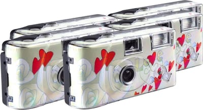 Wegwerpcamera Set (5-Pack) met Flits - 27 Foto's per Rolle - Voor Feest & Vakantie
