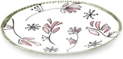 Serax Marni Midnight Flowers Fiore Rosa plat bord D24cm roze / zwart