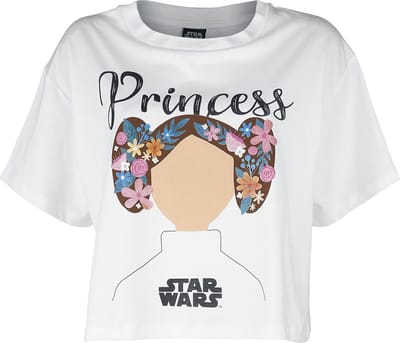 Star Wars - Disney T-shirt - Princess Leia - M tot XXL - voor Vrouwen - wit