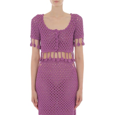 Moschino Knitwear Violet Size: 40 | Cardigans Outlet | Dames | Paars