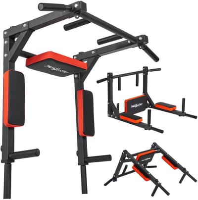 Activ Space - Multifunctionele Pull-Up Bar - Stalen Constructie - 150 kg Max Gewicht - Wandmontage