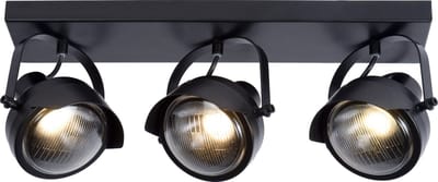 Lucide CICLETA - Plafondspot - 3xGU10 - Zwart