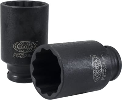 Slagmoersleutel Dop 8mm, 1/2", Chroom-Molybdeen Staal