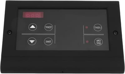 Multi-functionele sauna controller voor stoommachine met lichtregeling, compact en eenvoudig te bedienen, geschikt voor 3-27kW sauna verwarming, temperatuurinstelling 35-110°C