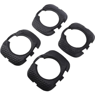 2 Paires Couvre-Cales de Pédale de Vélo Convient pour ABS Usure Antidérapant Chaussures de Cyclisme Protection de Cale gray
