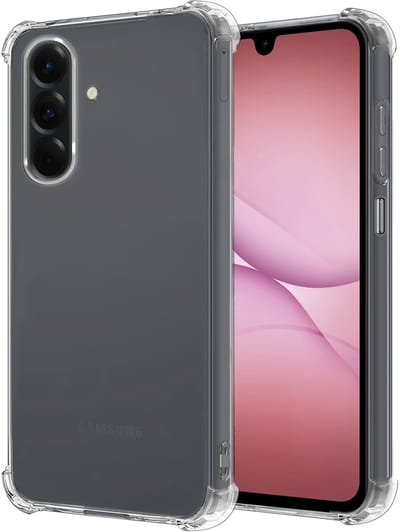 Hoesje - Geschikt voor Samsung Galaxy A17 - Sterk & Shockproof - Siliconen Case - Back Cover - Telefoon Hoes Shock Proof - Transparant