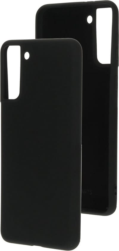 Mobiparts hoesje geschikt voor de Samsung Galaxy S21 Plus - Siliconen - Zwart