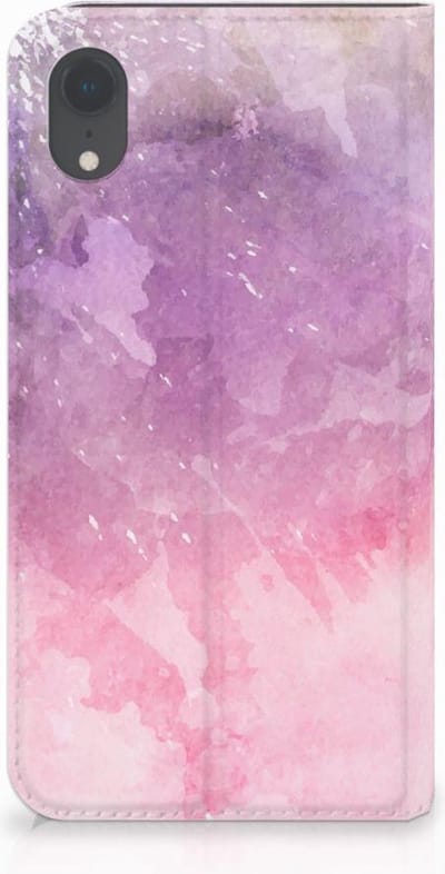 Bookcase Apple iPhone Xr Pink Purple Paint