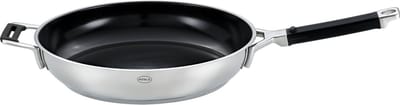 Rösle Keuken - Silence Pro Koekenpan Ø 32 cm ProCeraPlus - Zilver - Zwart - Roestvast Staal