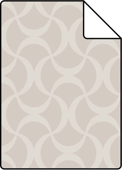Proefstaal Origin Wallcoverings behang grafisch warm zilver - 26,5 x 21 cm - 345739-S