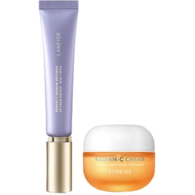 Laneige Lot Rétinol 30ml + Crème Radian-C 30ml Duo Anti-Âge et Éclaircissant gray