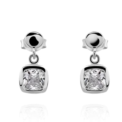 Orphelia 'Myrela' Dames 925 Sterling Zilver Set: Hanger + Oorbellen - Zilver SET-7486