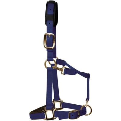 Luxueuze nylon halster voor paard KM Elite