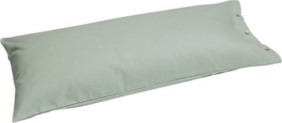 Yumeko kussensloop flanel pale groen 40x80 - Biologisch & ecologisch - 1 stuk