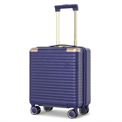 Handbagagekoffer – Voor korte reizen en zakenreizen – Lichtgewicht, duurzaam met TSA-slot – Navy Blue (ca. 46 cm)