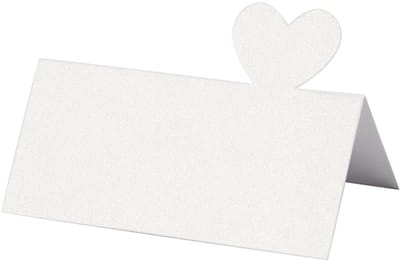 Naamkaarten, afm 8x8,5 cm, 120 gr, wit, 20 stuk/ 1 doos