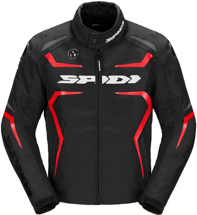 Spidi Sportmaster H2Out Jas Zwart Wit Rood - Jas