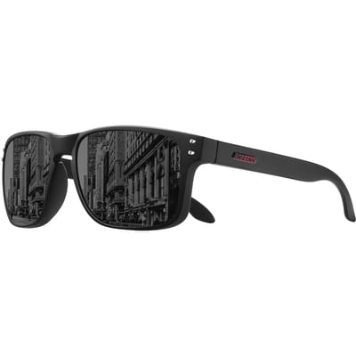 Protection UV400 Lunettes de Soleil Homme Femme pour Sports Conduite Pêche Légères Durables