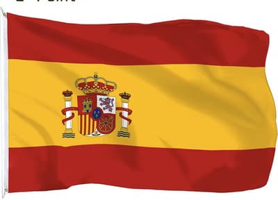 Spaanse Vlag - Vlag van Spanje - 150/90CM - La Rojigualda - Spanje - Landenvlag - WK - EK - Polyester - CHPN