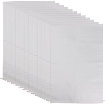Dailygoods- Opslagzakken 12 stuks - 50 x 82 cm - Slijtvast - Draagvermogen 30 kg - Geweven Polypropyleen - Ruimtebesparend - Graanzakken