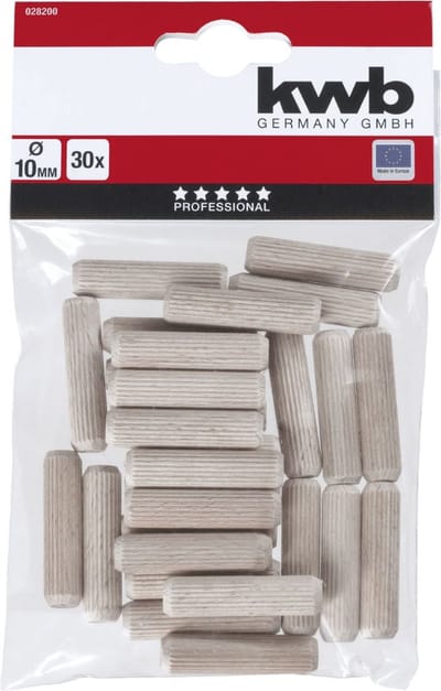 kwb 028200 Houten deuvel 40 mm 10 mm 30 stuk(s)