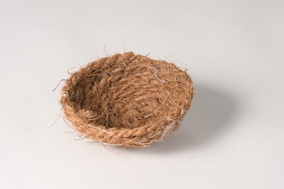 Cocosnest voor vogels | Natuurlijk inlegnest van cocosvezel - Cocosnest groot - Nestmateriaal - Nesten