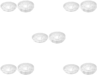 Plantenschotels - Wateropvang Platen - Planten Beschermen - Stevig Dik Plastic - 5 Stuks 20 cm - Transparant