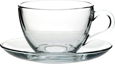 Pasabahce kop & schotel basic 23,8cl ( Set van 6 )