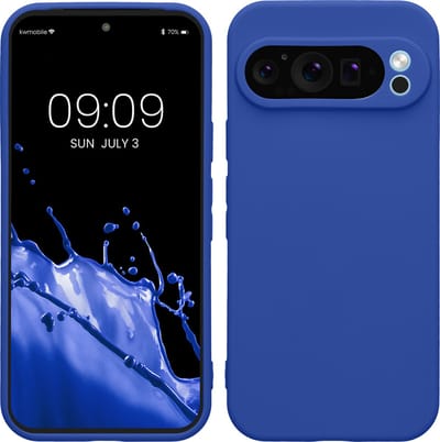 kwmobile telefoonhoesje geschikt voor Google Pixel 9 Pro - Hoesje voor smartphone - Precisie camera uitsnede - In Baltisch blauw